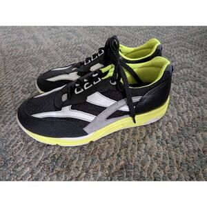 SAS Journey Walking Shoes Black Neon Yellow SuperFabric Sneakers Womens 8 W